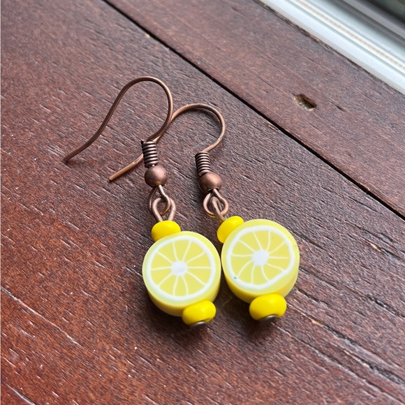 Lemon earrings - Picture 3 of 4